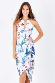 Cyra Drape Dress--3RD-320-8503