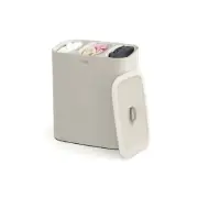 Joseph & Joseph Tota Trio Ecru Laundry Basket Multi Compartment w/ Tote Bag 90L