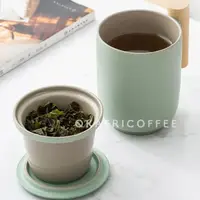 在飛比找蝦皮購物優惠-陶瓷泡茶器杯蓋玻璃杯陶瓷過濾器蓋