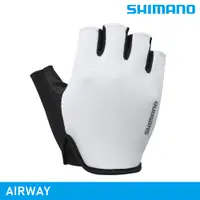 在飛比找PChome24h購物優惠-SHIMANO AIRWAY 手套 / 白色