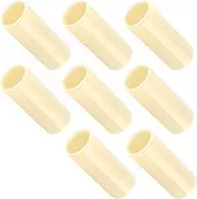 8pcs Nylon Trailer Leaf Spring Bushings, 722106 Bushings Kit Fits for 9/16" ID x 1-3/4" Trailer Wide Double Eye Springs and Equalizers Replacement Parts Tool