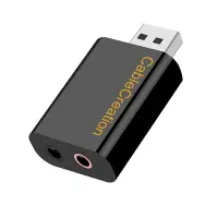 在飛比找樂天市場購物網優惠-【易控王】USB to 3.5mm外接音效卡 鍍鎳接頭 C-