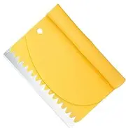 Bench Scraper, Stainless Steel Pastry Cutter, Multi-Function Dough Slicer, Precision Scale, Durable Flour Scraper, Easy Grip, Ideal for Home Bakers, Chefs, and Kitchen Use
