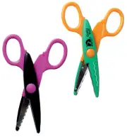 Pair Of Scissors Cranteur 13 CM Zig-Zag And Wave