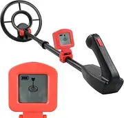 Metal Detector for Traveling Metal Detector Junior 7.3 Inch Se h Coil Gold Detector Adjustable Stem Buzzer Vibration Sound Lightweight Easy to Use
