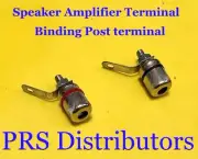 2 Pieces Audio Speaker Amplifier Gold Plated Binding post female jack Terminals