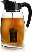Primula Flavor-It Beverage System – Includes Large Capacity Fruit Infuser Core, Tea Infuser Core, and Chill Core – Dishwasher Safe – 2.9 Qt. – Black