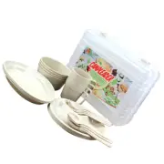Cutlery Set Large Catered Gatherings Tableware Exquisite Workmanship Travel