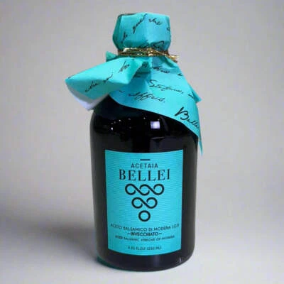 BELLEI Aged Balsamic Vinegar of Modena 8.45 fl oz, Precious Blue