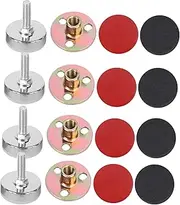 Levemolo Adjustable Bed Frame Fixator 4pcs Bed Bumper Retainer Beside Sloshing Actuator Bedside Stabilizer Squeaking Support Fasteners