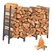4ft Firewood Rack Outdoor Indoor Holder for 4ft(W)*2.7ft(H) Firewood Rack