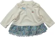 Winter Spring Corresponding (Made in Japan) Pample Mousse (Pamplemousse) Table Brushed Cherry Embroidery Trainer 90cm/IV No.DP-73258