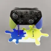 Display for Splatoon 3 Nintendo Switch Pro Controller - Rose Colored Gaming