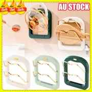 Pot Lid Rack Pot Lids Holder Lid Storage Organizer Pot Lid Organizer Rack for AU