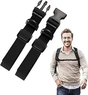 Hiking Backpack Strap - Quick Backpack Straps, Hiking Chest Strap | Carry Adjustable Backpack Straps, Backpack Adjustable Support Strap for Suitcases Luggage Bags Backpacks Jogging Outdoor