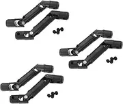 6PCS Upgrade Metal Driving Shaft for 1/16 RC Car Parts Crawlers Truck,Black
