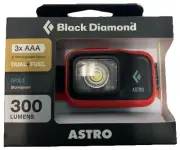 BLACK DIAMOND Astro 300 LUMENS Octane Red Headlamp Light - NEW #9881