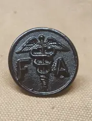 WWI US Army Medical Corps Field Ambulance Collar Disk