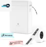 BORN4SHIP Label Maker Machine with Tape,Hp2-S Portable Bluetooth Mini Label Prin