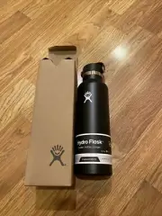 21oz Hydro Flask Stainless Steel Standard Mouth Water Bottle W/ Cap - Black