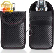 Faraday Bag 2 Pack RFID Signal Blocking Key Fob Protector Case