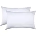 100% Mulberry Silk Pillowcases Set of 2 for Hair and Skin King, White