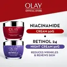 Olay Regenerist Retinol 24 Night Moisturiser + Micro Sculpting Day Cream （50g）