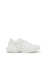 [Diesel] Diesel - S-Pro-V-Dense-Monochrome mesh sneakers with Oval D logo - Sneakers - Woman - White 36,5 White