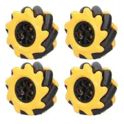 2 Pairs Mecanum Wheel OmniDirectional Smart Robot Car Parts DIY Components 60mm