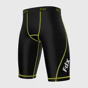 Fdx Men's Yellow Compression Shorts Skin Tight Gym Pants