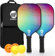 SS OXIKEN Pickleball Paddles Set of 2, USAPA Approved Carbon Fiber Pickle Ball P