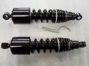 Honda CB750 Nighthawk Short Black Dual Spring Shocks 12.25"