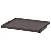 KOMPLEMENT pull-out tray, dark grey, 75x58 cm
