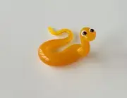 SNAKE~Baby~Collectible Hand Blown Art Glass Figurine~Handmade Tiny Animal~UNIQUE