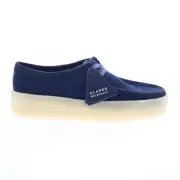 Clarks Wallabee Cup 26174005 Womens Blue Oxfords & Lace Ups Casual Shoes 8.5