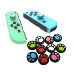 1 對可愛的貓爪爪拇指棒手柄蓋操縱桿蓋適用於 NINTENDO SWITCH NS LITE JOY-CON 控制器遊戲