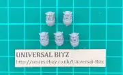 Chaos Warriors Bare Heads x 5 E Champion Warhammer Darkness The Old World Y2 E