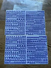 Creative Memories-Mini ABC/123 -IRIS SASSY Stickers - One Sheet *FREE SHIP