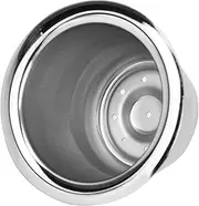 Stainless Steel Reusable Coffee Capsule Cup Refillable Pod Eco-Friendly Silver 3.7 X 2.5cm for Home and Office