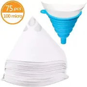 75 Pcs Paint Filter, Resin Filter Disposable Paint Strainers for Automotive Spra