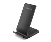 Vertical Wireless Charger Bracket For Iphone 8/Xr/Xs Samsung S8/S9 - Black