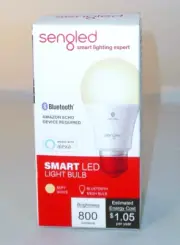 Sengled BLE Smart Bulb, Works with only Alexa, Bluetooth 800 Lumens Soft White