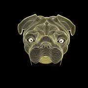 Dog Shape 3D Touch Switch Control LED Light
