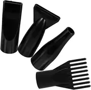 VINTORKY Hair Dryer Nozzle Attachment Set 4 Pack Blower Diffuser for Universal Hair Styling Tool for Pet Grooming