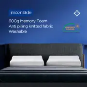Pillow Memory Foam 600g High Low Side Sleeping Ergonomic Design Releas Pressure