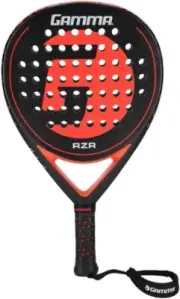 GAMMA RZR Padel Racket Teardrop Carbon Fiber Microbead Texture EVA Lightweight