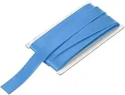 uxcell Double Fold Bias Tape for Sewing 1 Inch x 12 Yards Satin Pre-fold Continuous Binding Tape for Seaming Quilting Hemming Binding DIY Crafts, Blue