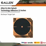 Allen Ez Aim Splash Technology Adhesive 12 Inches Bullseye Target 5pk #al15317