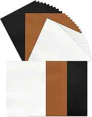 Cinvo 30 Pack Leather Print Card Stock Engraved A4 Thick Cardstock Paper Poster Boards Thick Paper Sheets for Notebook Cover Cardmaking Scrapbook Signs Party Decor DIY Craft (21x28cm, 3 Colors)