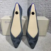 Rothy’s The Point Women's Size 6 US Grey Camo Pointed Toe Slip on Flat Shoes